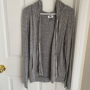 Hooded zipper jacket